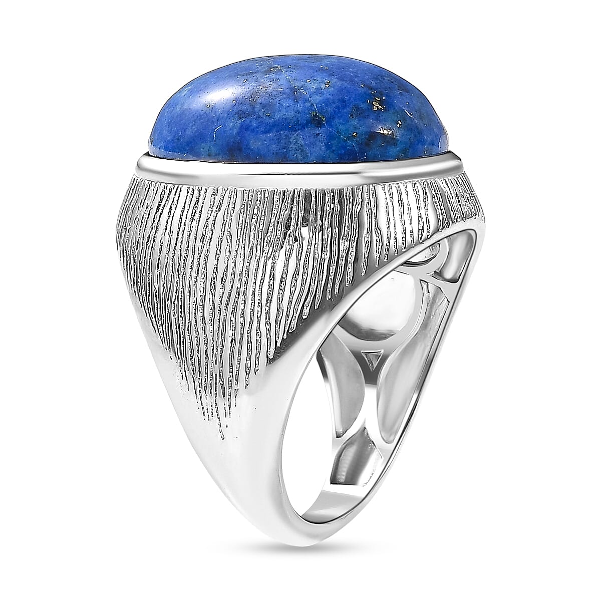 EverTrue Lapis Lagoon 14.75 ctw Ring in Platinum Bond (Size 9.5)