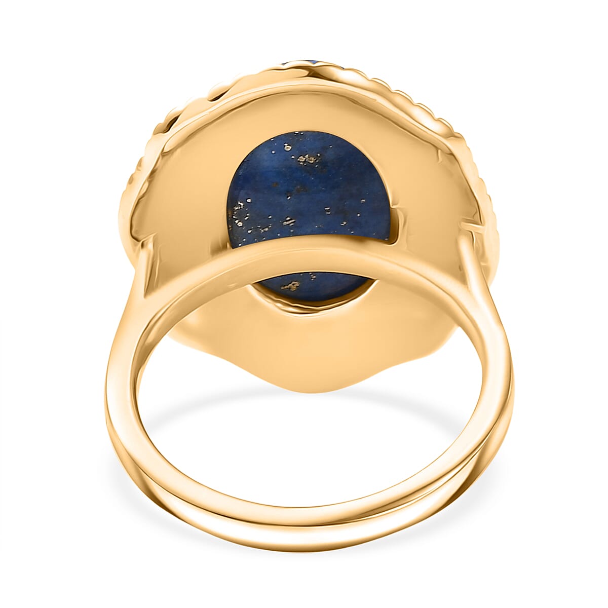 EverTrue Lapis Lagoon 7.85 ctw Ring in 18K YG Plated (Size 6.0) image number 4