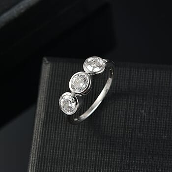 Rhodium Over Sterling Silver / 8 - Product card gallery slide 2 (10178414674233)