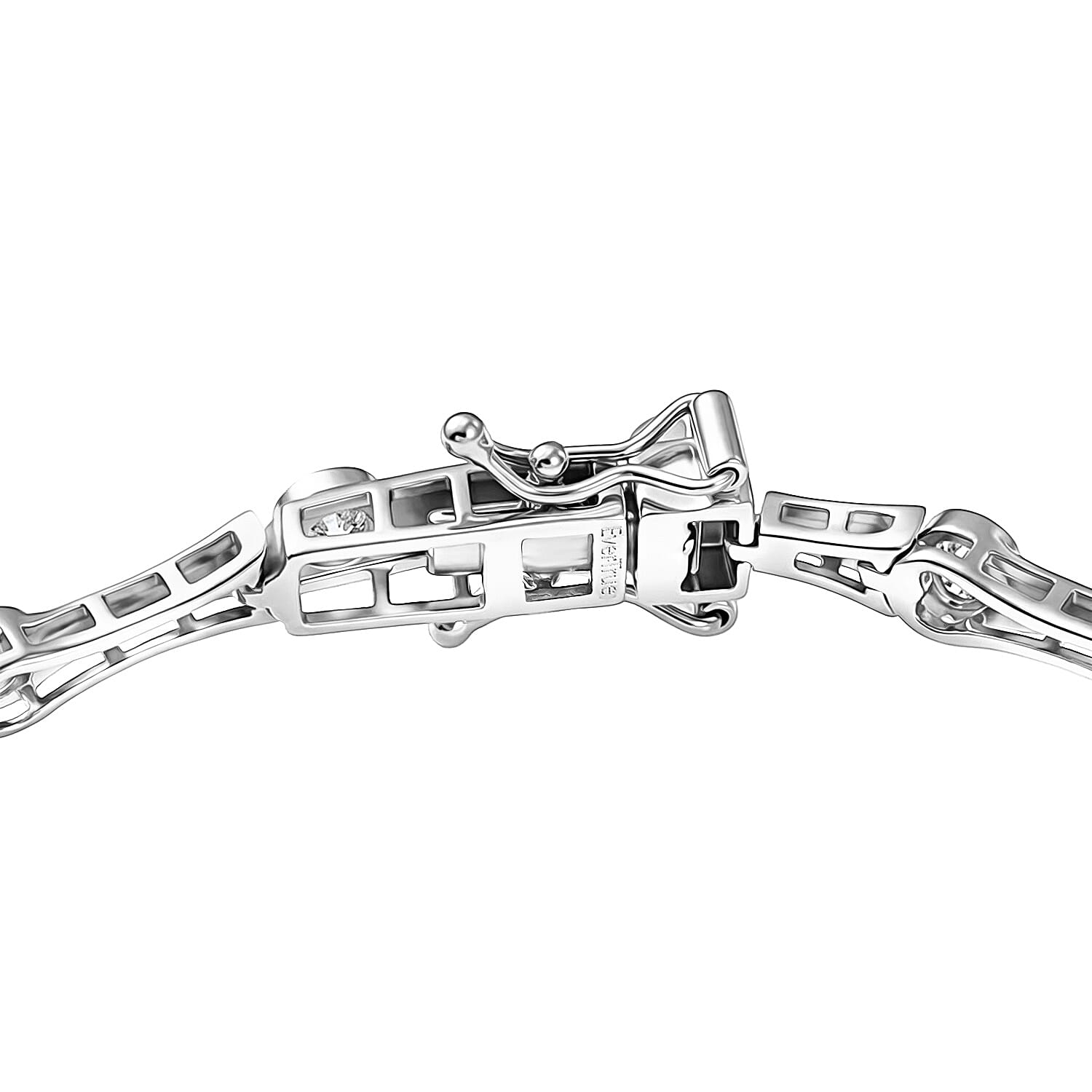 Moissanite 1.75 ctw Bracelet in Platinum Bond (8.00 In)