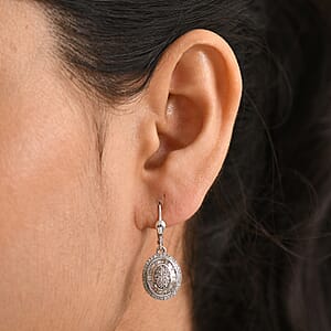D'Joy Diamond 1.00 ctw Earrings in Rhodium Over Sterling Silver