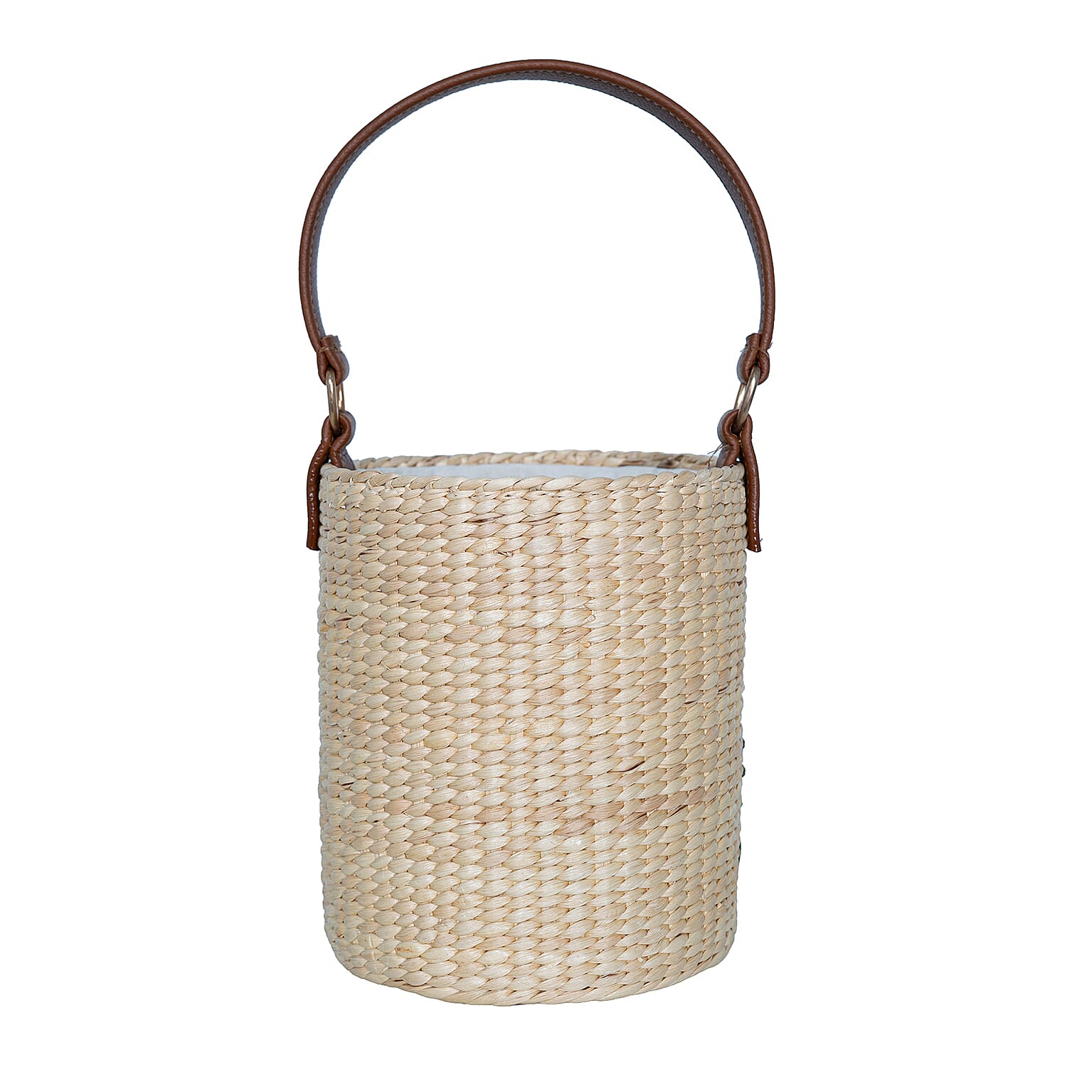 Passage Blossom Meadow Handcrafted Ribbon Embroidered Cylinder Shoulder Bag