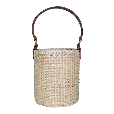 Passage Blossom Meadow Handcrafted Ribbon Embroidered Cylinder Shoulder Bag