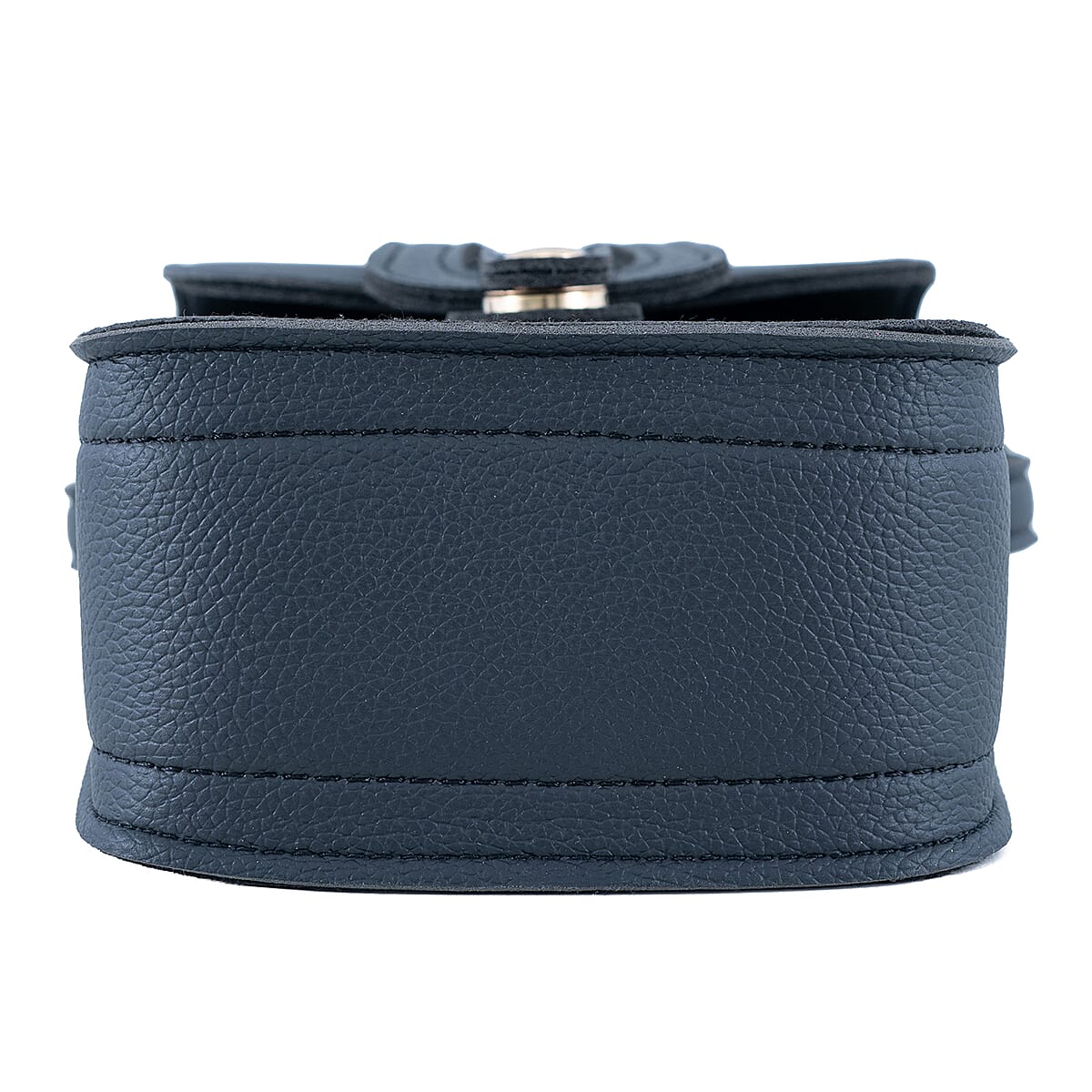 Passage Black Faux Leather Mini Crossbody Flap Bag image number 6