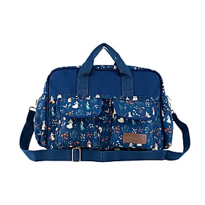 Passage Floral Girls Print 65% Polyester and 35% Cotton Multi Pocket Travel Bag