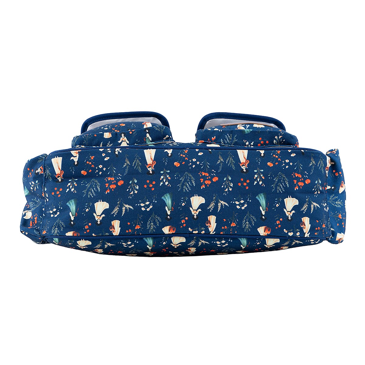 Passage Floral Girls Print 65% Polyester and 35% Cotton Multi Pocket Travel Bag image number 6