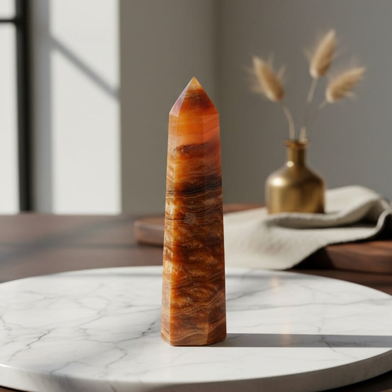 Calcite Brown Prism -Large 573ctw