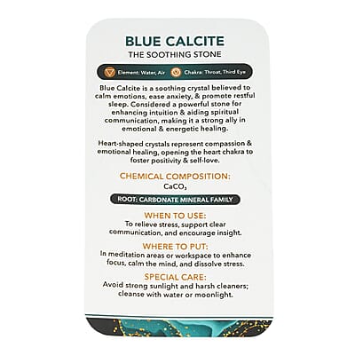 Calcite Blue Heart -Small 801ctw
