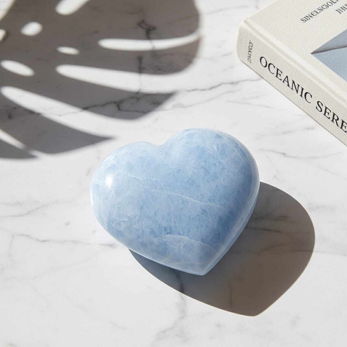 Calcite Blue Heart -Large 1459ctw image number 1