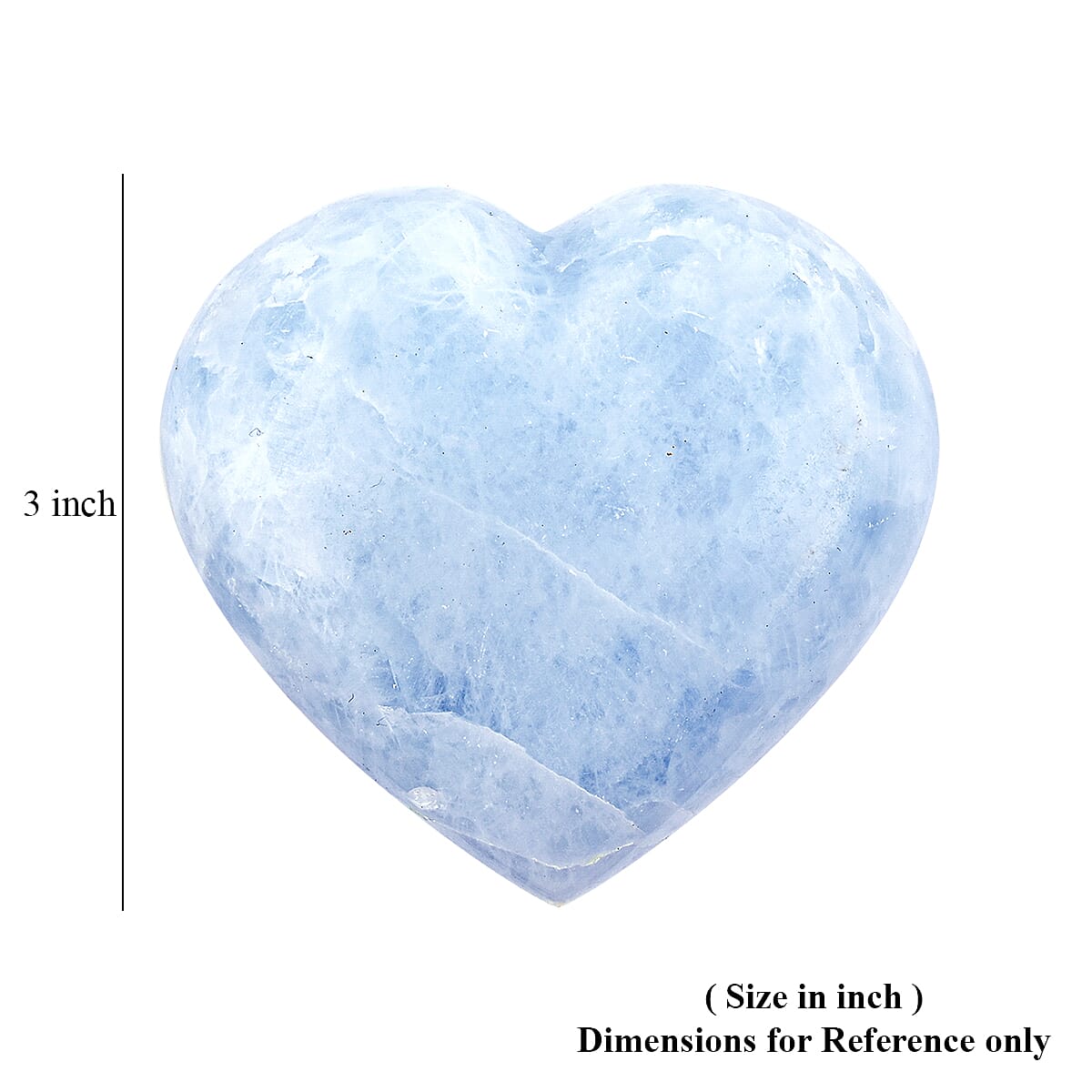 Calcite Blue Heart -Large 1459ctw image number 5
