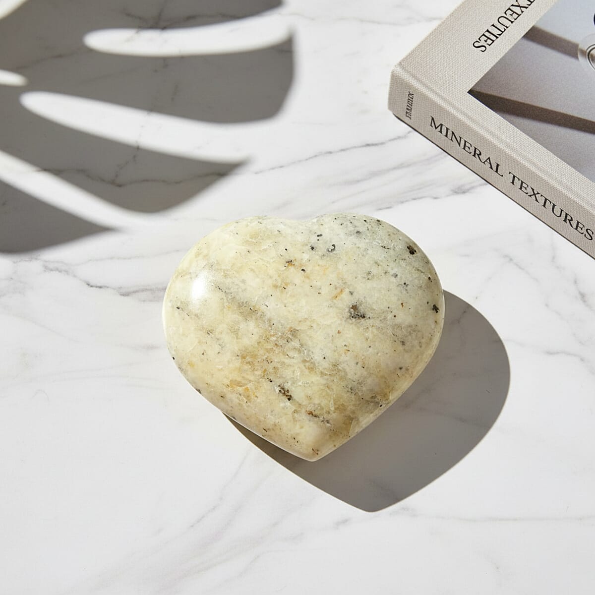 Calcite Yellow Heart Shape -Medium 843ctw image number 1