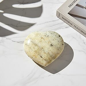 Calcite Yellow Heart Shape -Medium 843ctw