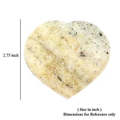 Calcite Yellow Heart Shape -Medium 843ctw