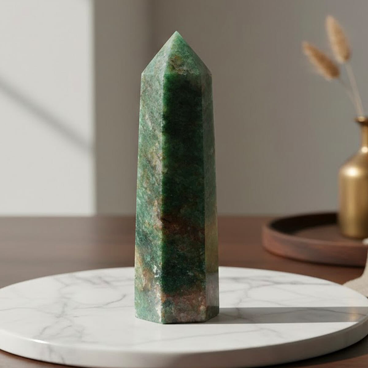 Fuchsite Prism Tower -Medium 669ctw image number 1