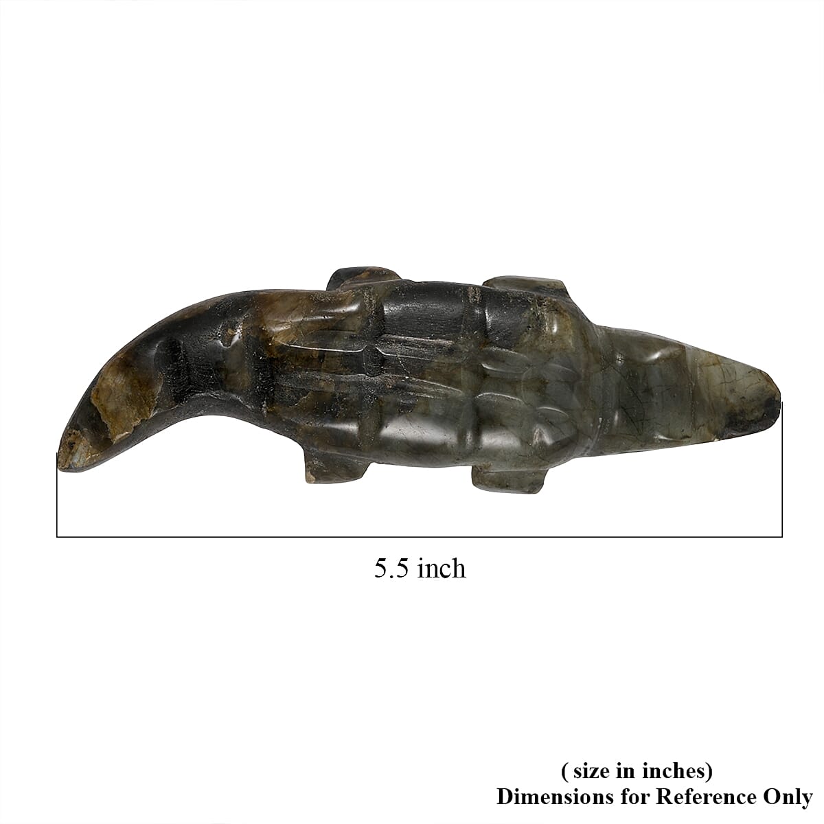 Labradorite Crocodile Shape -Medium 615ctw image number 3