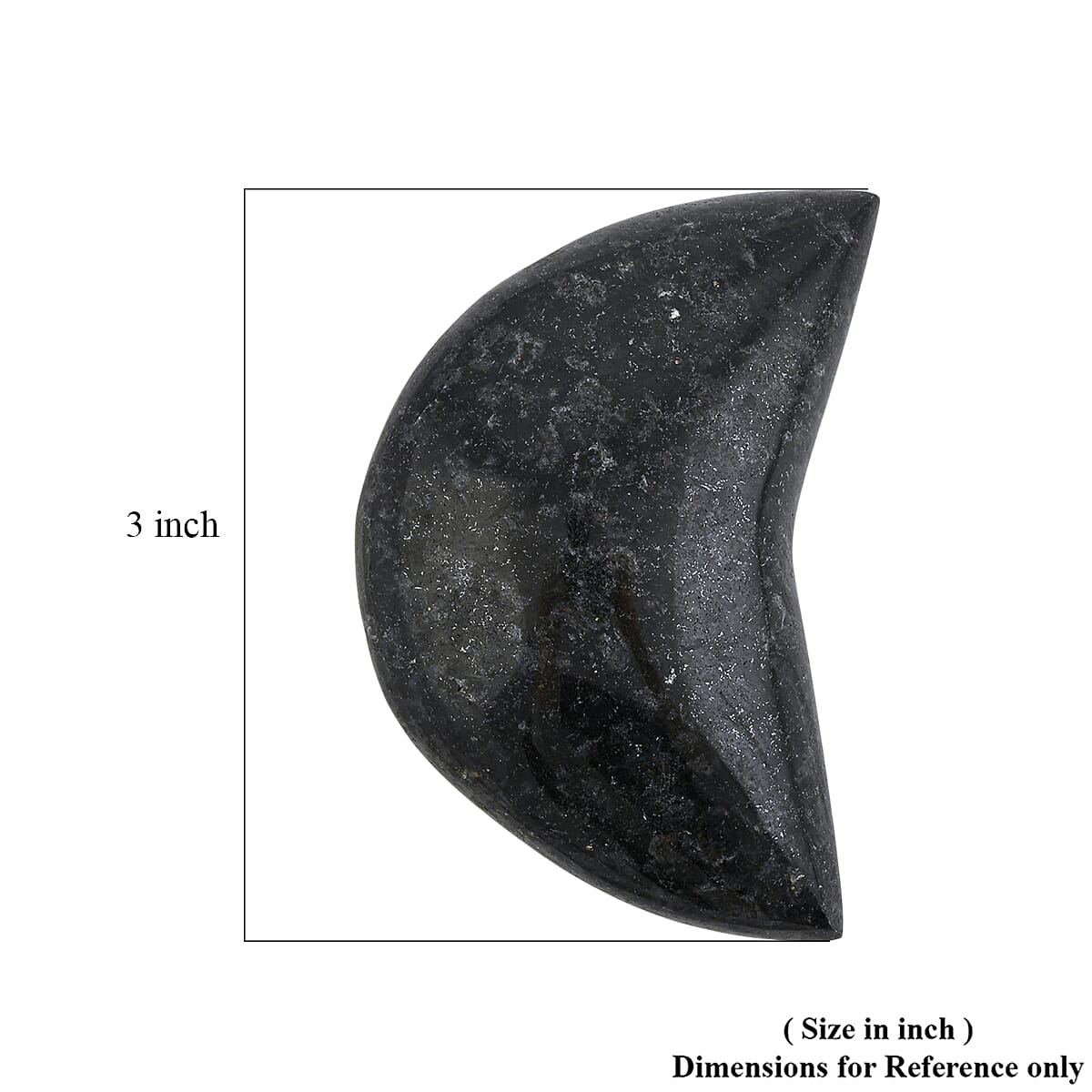 Nuummite Moon Shape -Medium 820ctw image number 5