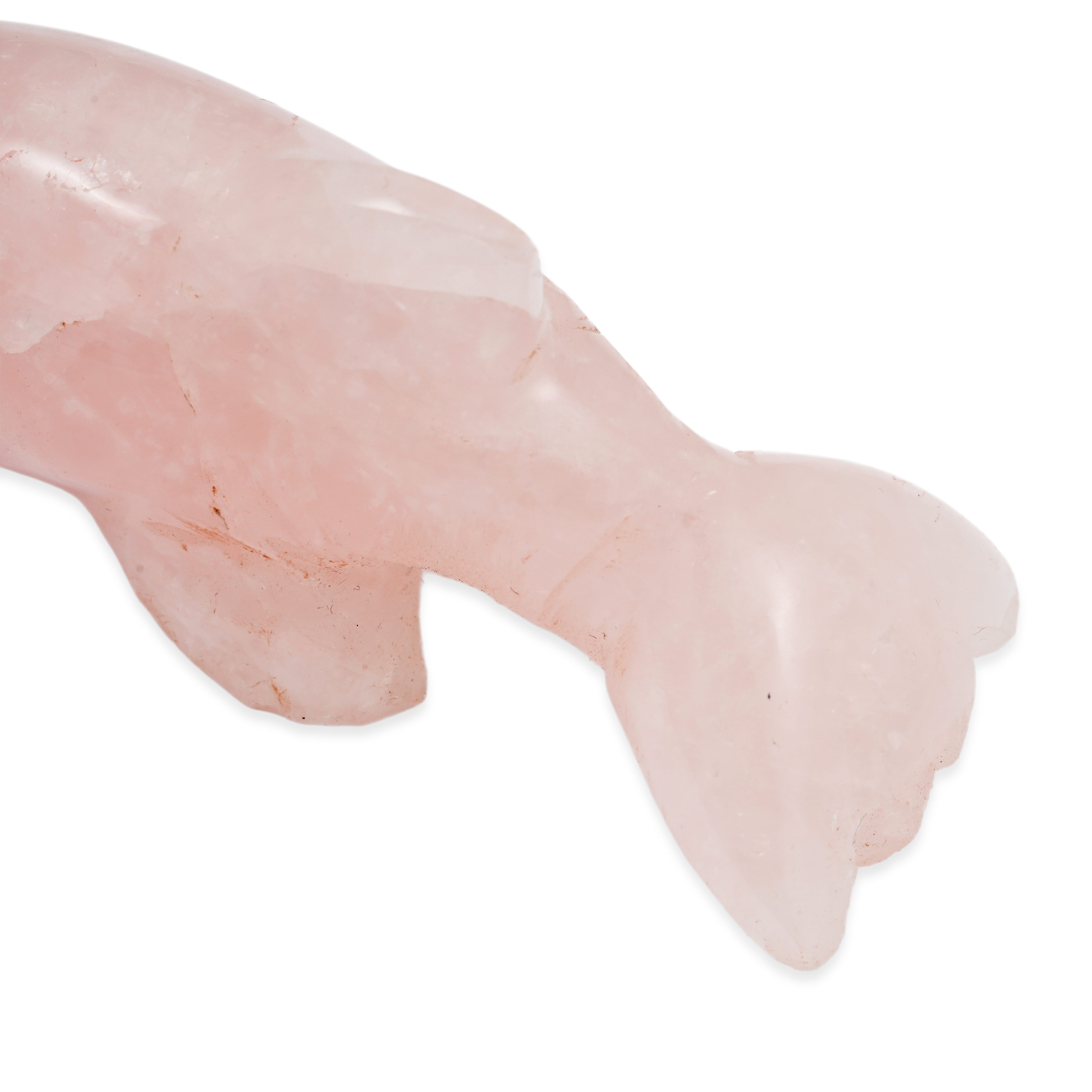 Rose Quartz Dolphin -Medium 419ctw