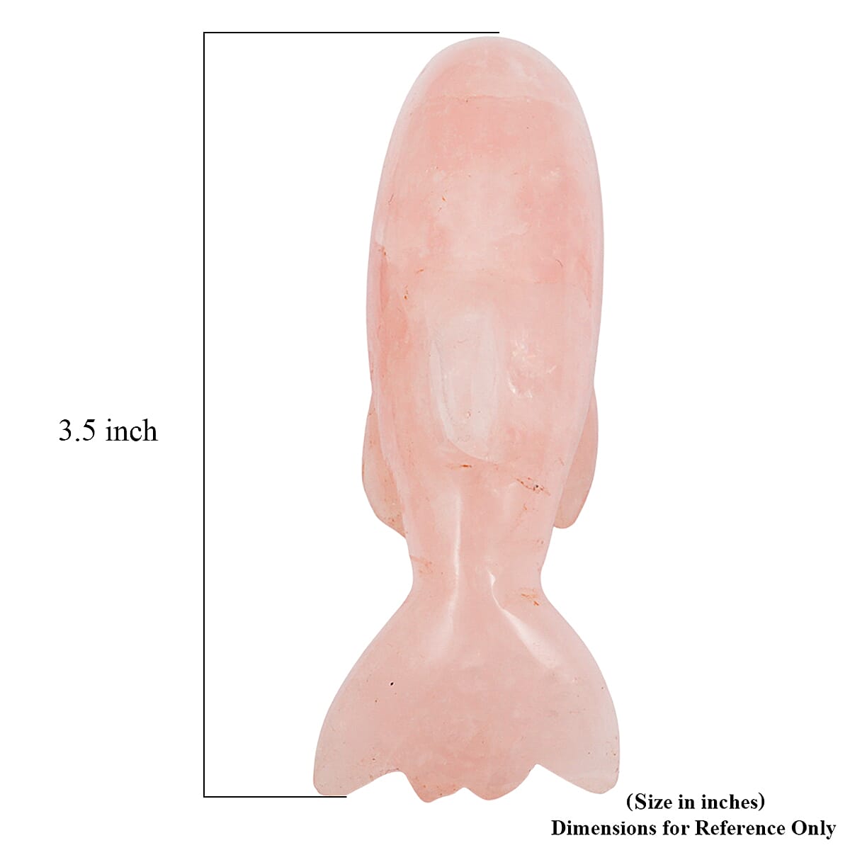 Rose Quartz Dolphin -Medium 419ctw