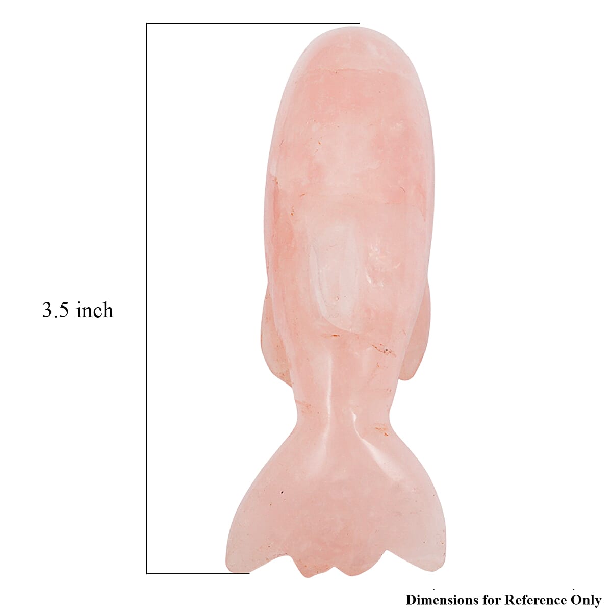 Rose Quartz Dolphin -Medium 419ctw image number 4