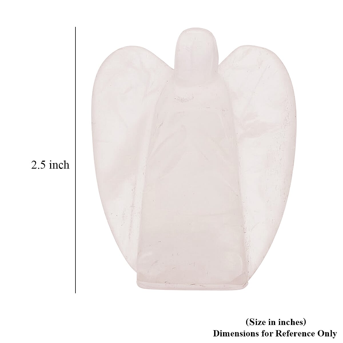 White Quartz Angel Shape -Medium 416ctw image number 5