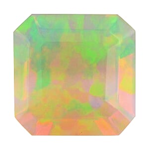 AAAA Asscher Cut Ethiopian Welo Opal (Sqr 10x10 mm) 2.00 ctw
