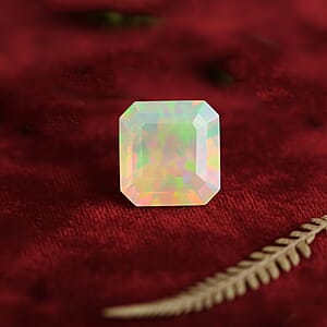 AAAA Asscher Cut Ethiopian Welo Opal (Sqr 10x10 mm) 2.00 ctw