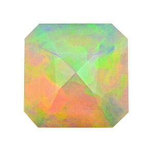 AAAA Asscher Cut Ethiopian Welo Opal (Sqr 10x10 mm) 2.00 ctw
