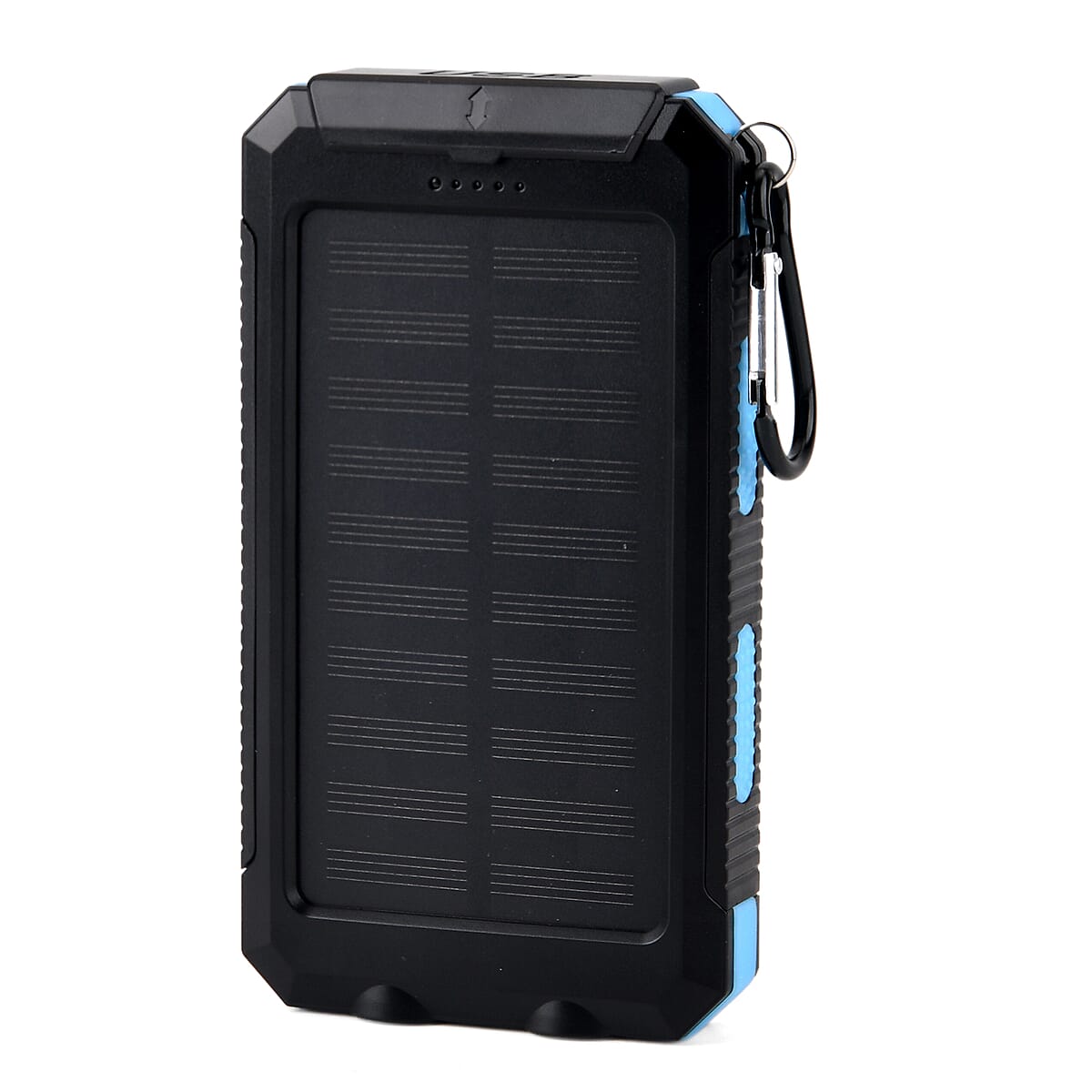  Livmore Blue 5000mAh Solar Power Bank with Flashlight image number 5