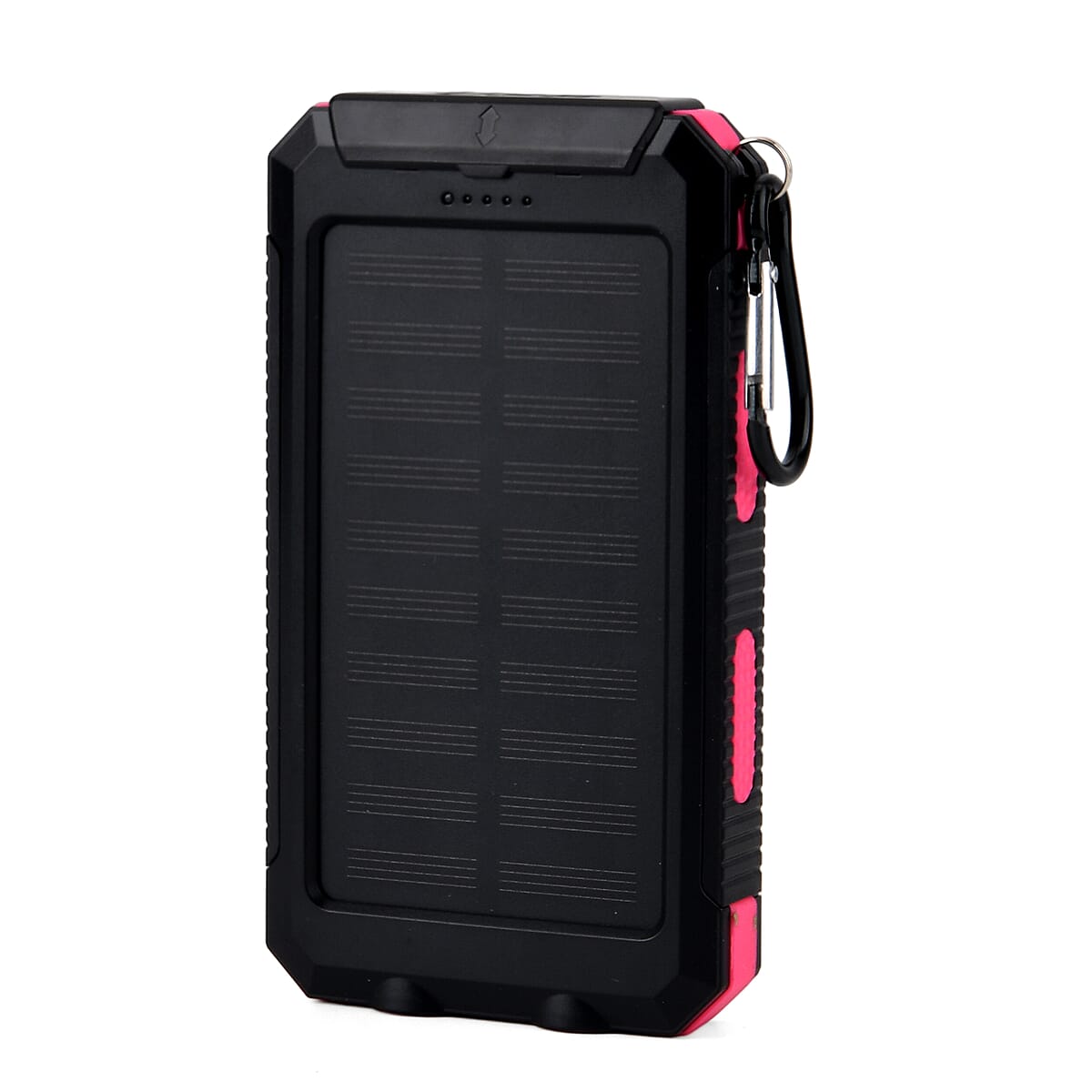 Livmore Rose Pink 5000mAh Solar Power Bank with Flashlight image number 5