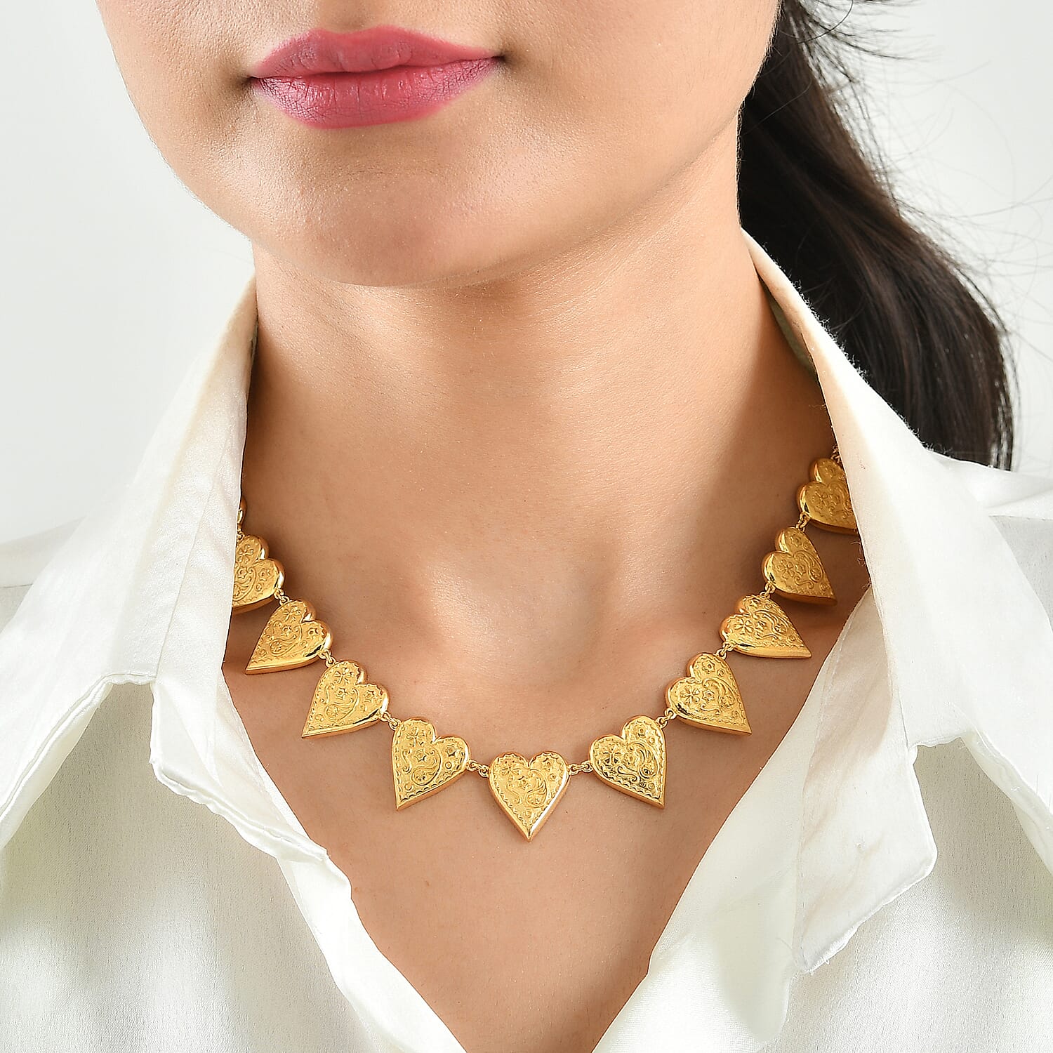 EverTrue Necklace in 18K YG Plated Bronze 18 Inches