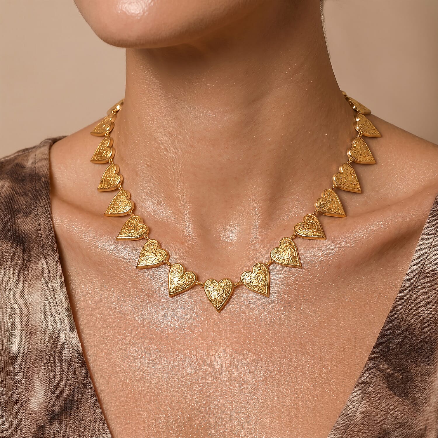EverTrue Necklace in 18K YG Plated Bronze 18 Inches