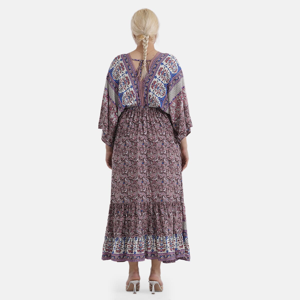 LA MAREY Coffee Placement Print Dress One Size Fit Most image number 2