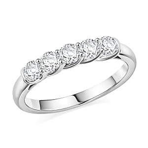 Modani Natural Diamond (G, VVS2) Ring in 950 Platinum 1.00 ctw (Size 12.0)
