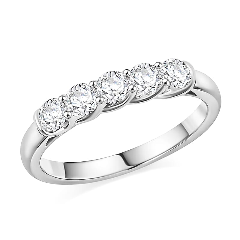 Modani Natural Diamond (G, VVS2) Ring in 950 Platinum 1.00 ctw (Size 12.0)