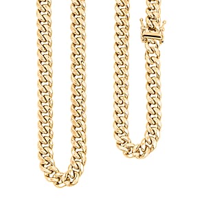 10K Yellow Gold 6.7mm Miami Cuban Chain Necklace 24 Inches 18.50 Grams