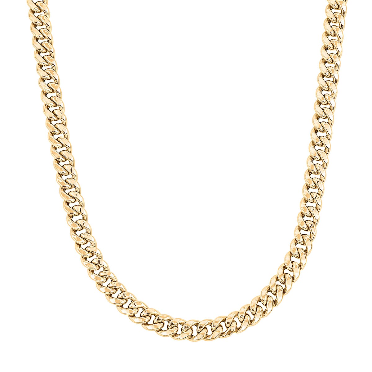 10K Yellow Gold 6.7mm Miami Cuban Chain Necklace 24 Inches 18.50 Grams image number 3