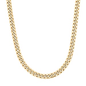 10K Yellow Gold 6.7mm Miami Cuban Chain Necklace 24 Inches 18.50 Grams