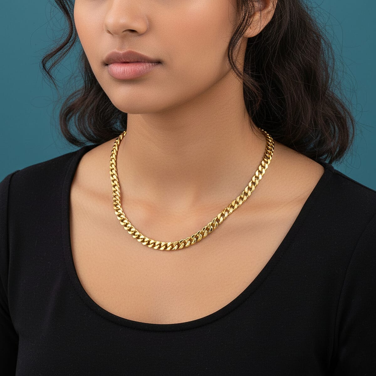 10K Yellow Gold 4.1mm Alexander Necklace 24 Inches 12.40 Grams image number 2