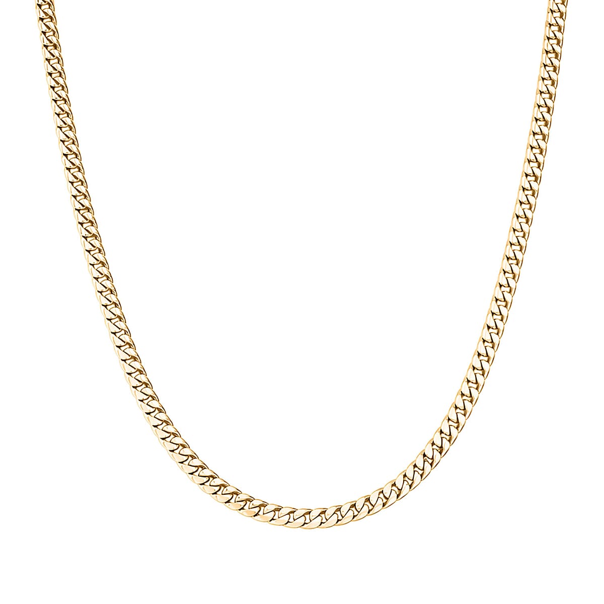 10K Yellow Gold 4.1mm Alexander Necklace 24 Inches 12.40 Grams image number 3