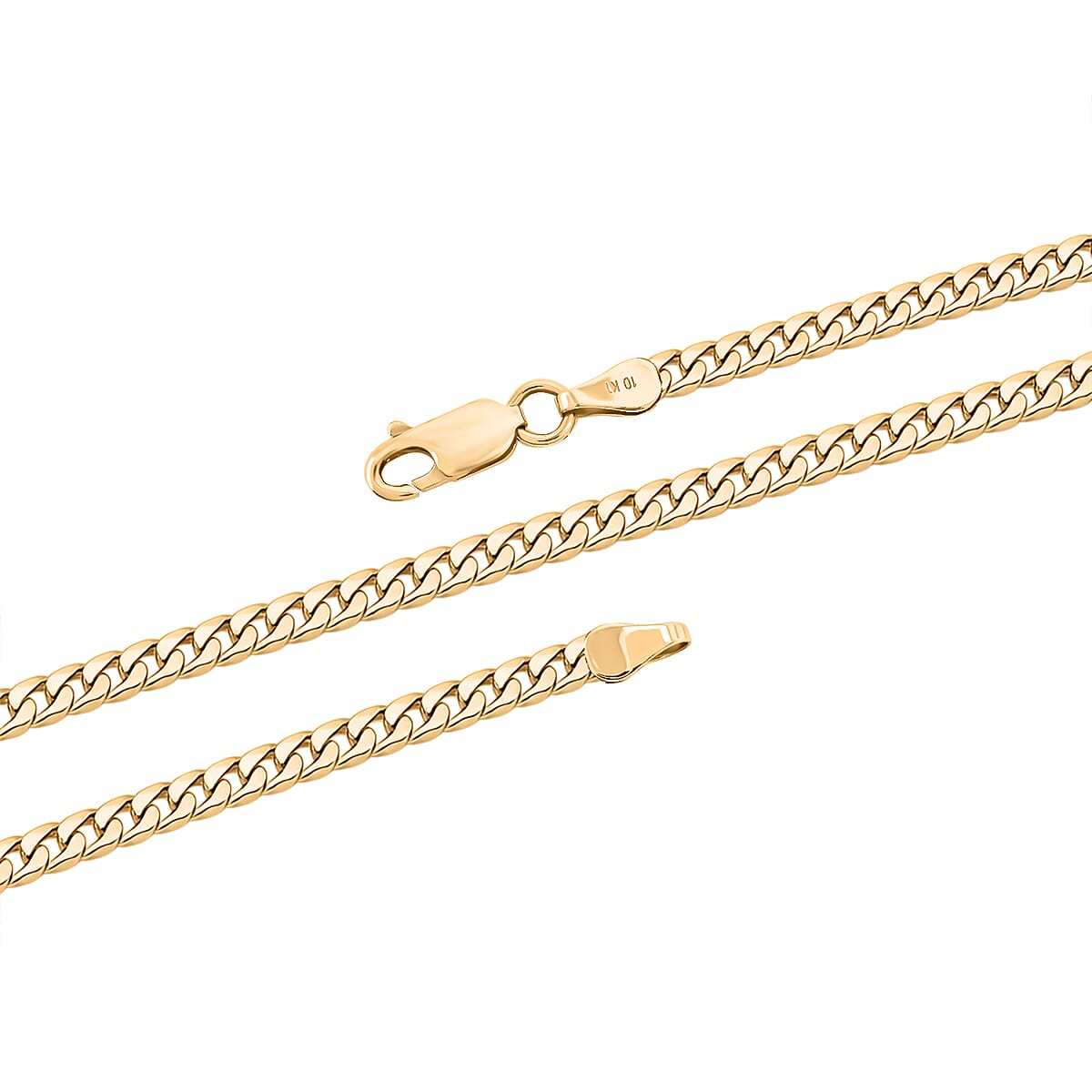 10K Yellow Gold 4.1mm Alexander Necklace 24 Inches 12.40 Grams image number 5