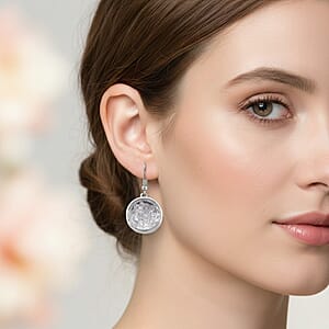 Austrian Crystal Earrings in Silvertone
