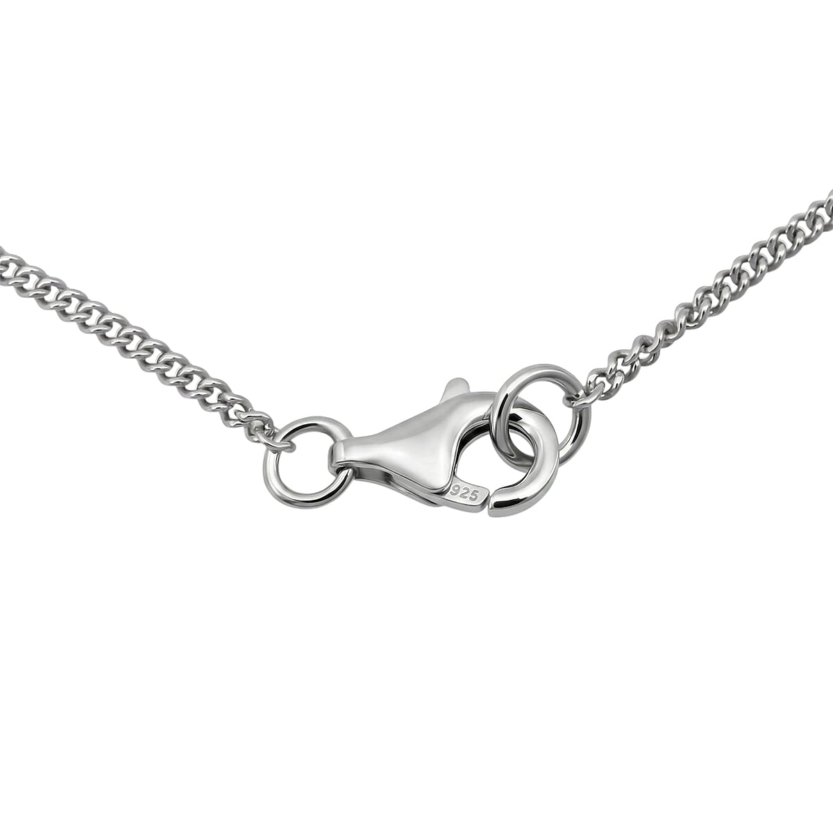 D'Joy Premium Cambodian Blue Zircon and White Zircon 11.30 ctw Ocean Cascade Necklace in Rhodium Over Sterling Silver 18 Inches  image number 4