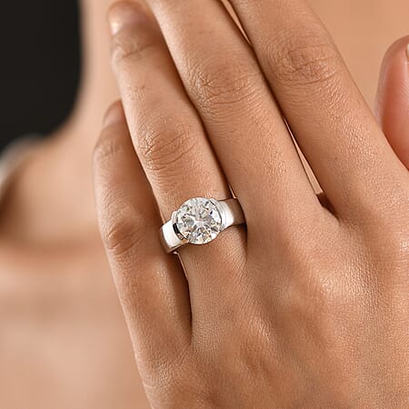 Rhodium Over Sterling Silver / 10 - Product card gallery slide 3 (10178418082105)