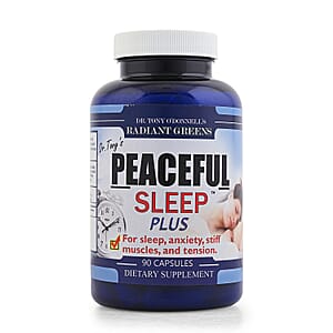 Dr. Tony Peaceful Sleep Plus (For Sleep, Stiff Muscles, & Tension) Dietary Supplement (90 Capsules)