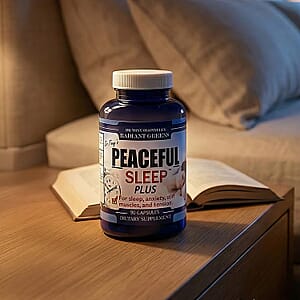 Dr. Tony Peaceful Sleep Plus (For Sleep, Stiff Muscles, & Tension) Dietary Supplement (90 Capsules)