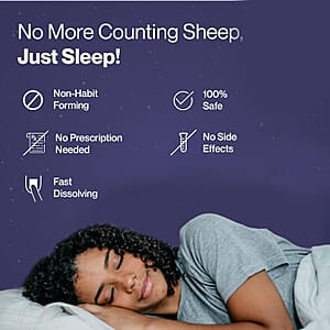 Dr. Tony Peaceful Sleep Plus (For Sleep, Stiff Muscles, & Tension) Dietary Supplement (90 Capsules)