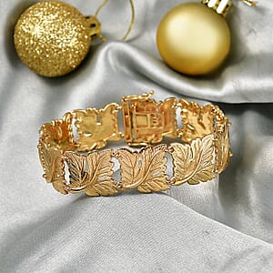 EverTrue Bronzella Collection Bracelet in 18K YG Plated Bronze (6.75 In)