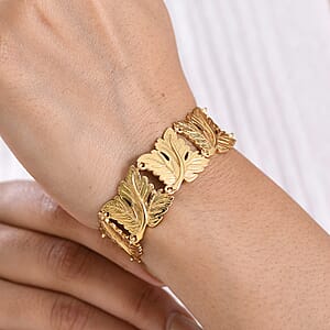 EverTrue Bronzella Collection Bracelet in 18K YG Plated Bronze (6.75 In)