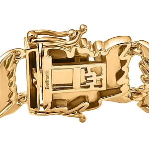 EverTrue Bronzella Collection Bracelet in 18K YG Plated Bronze (6.75 In)