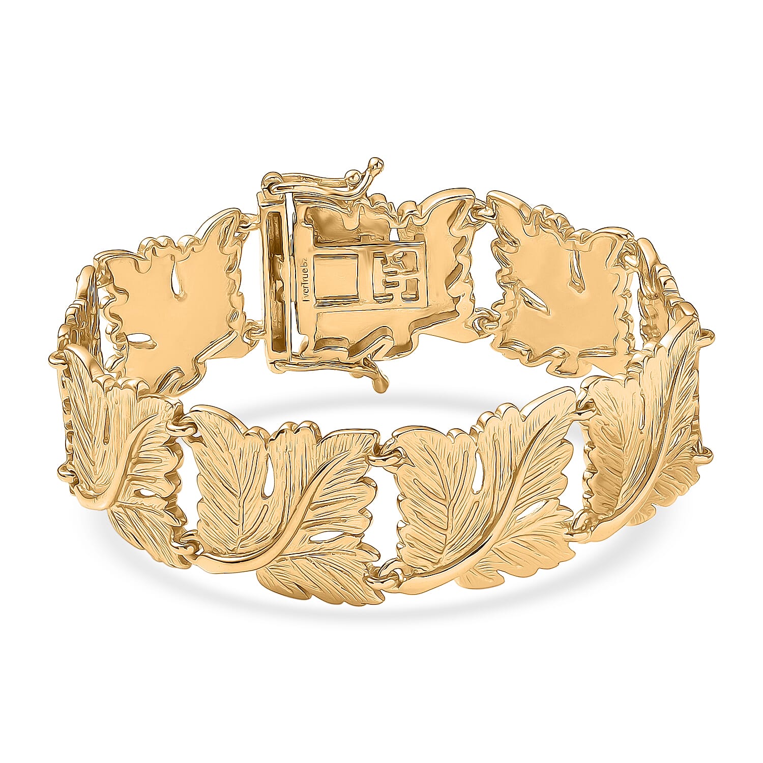 EverTrue Bronzella Collection Bracelet in 18K YG Plated Bronze (6.75 In)
